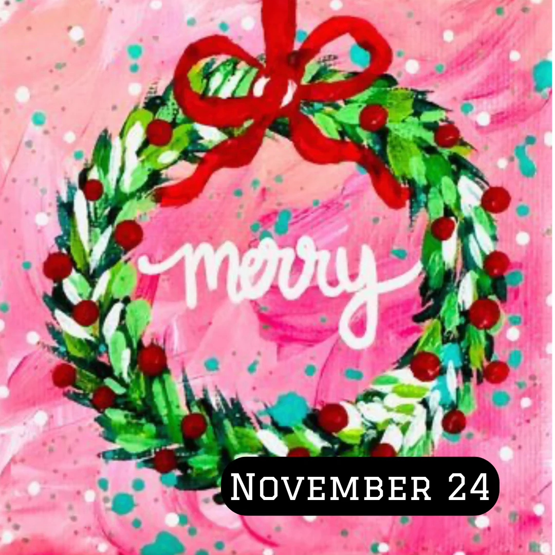 Festive Wreath Paint Night