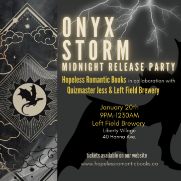 Onyx Storm Midnight Release Party