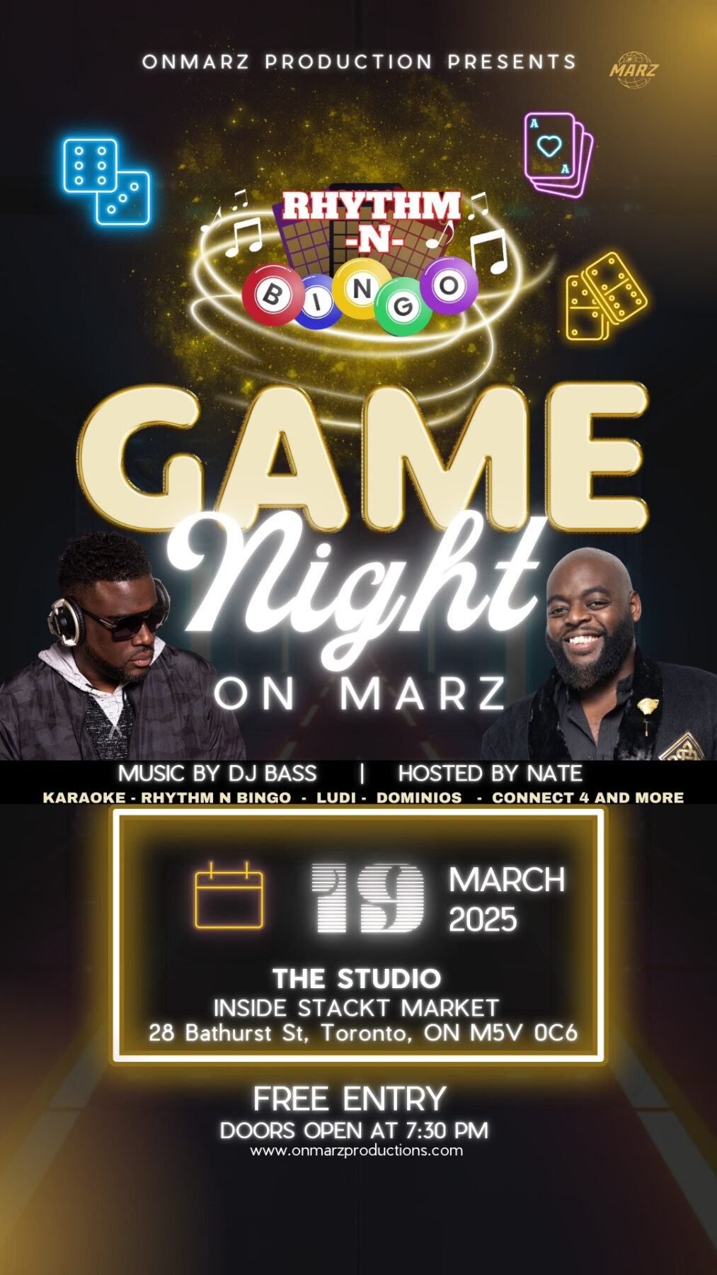GAME NIGHT ON MARZ