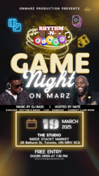 GAME NIGHT ON MARZ