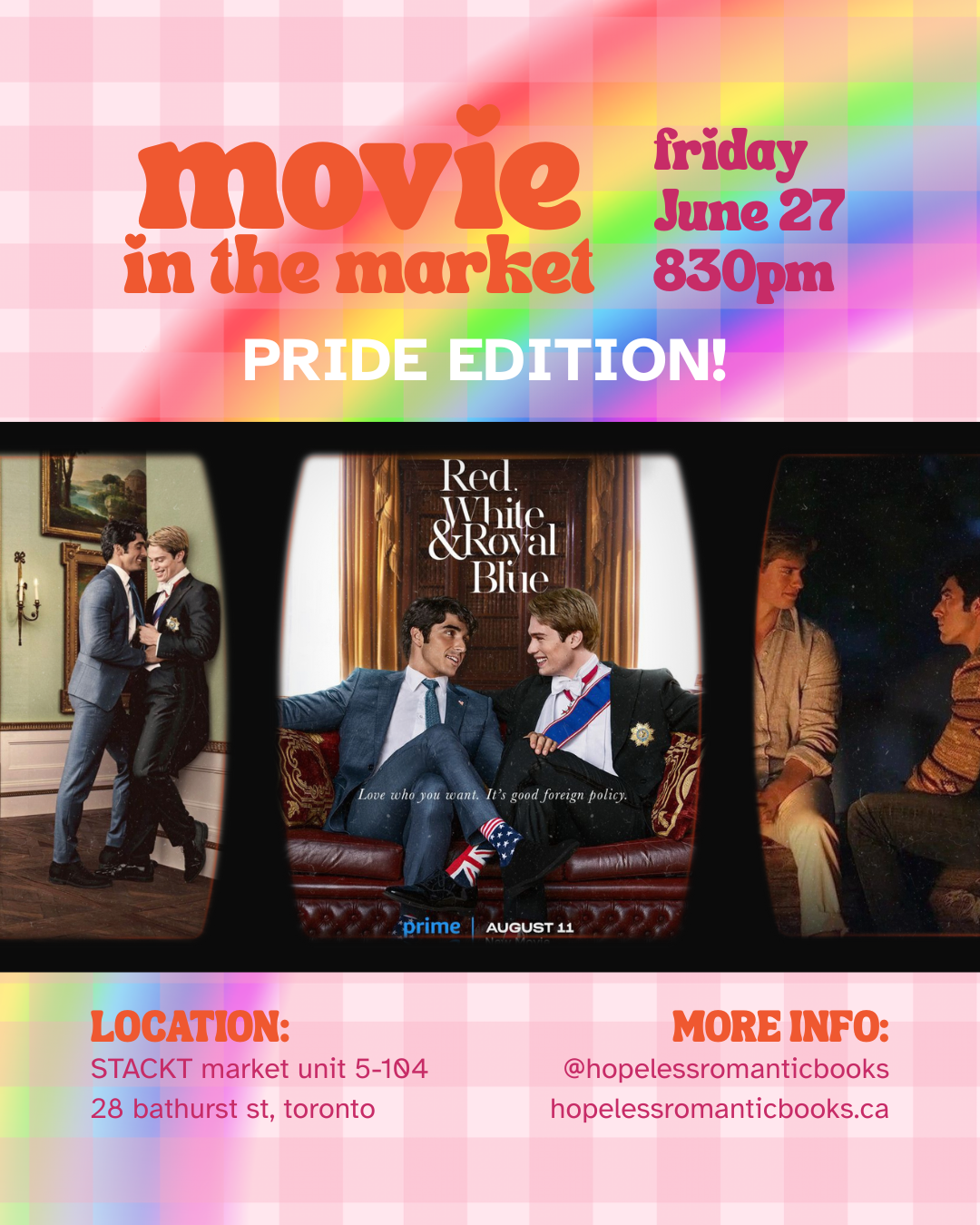Movie in the Market 🏳️🌈PRIDE EDITION🏳️🌈