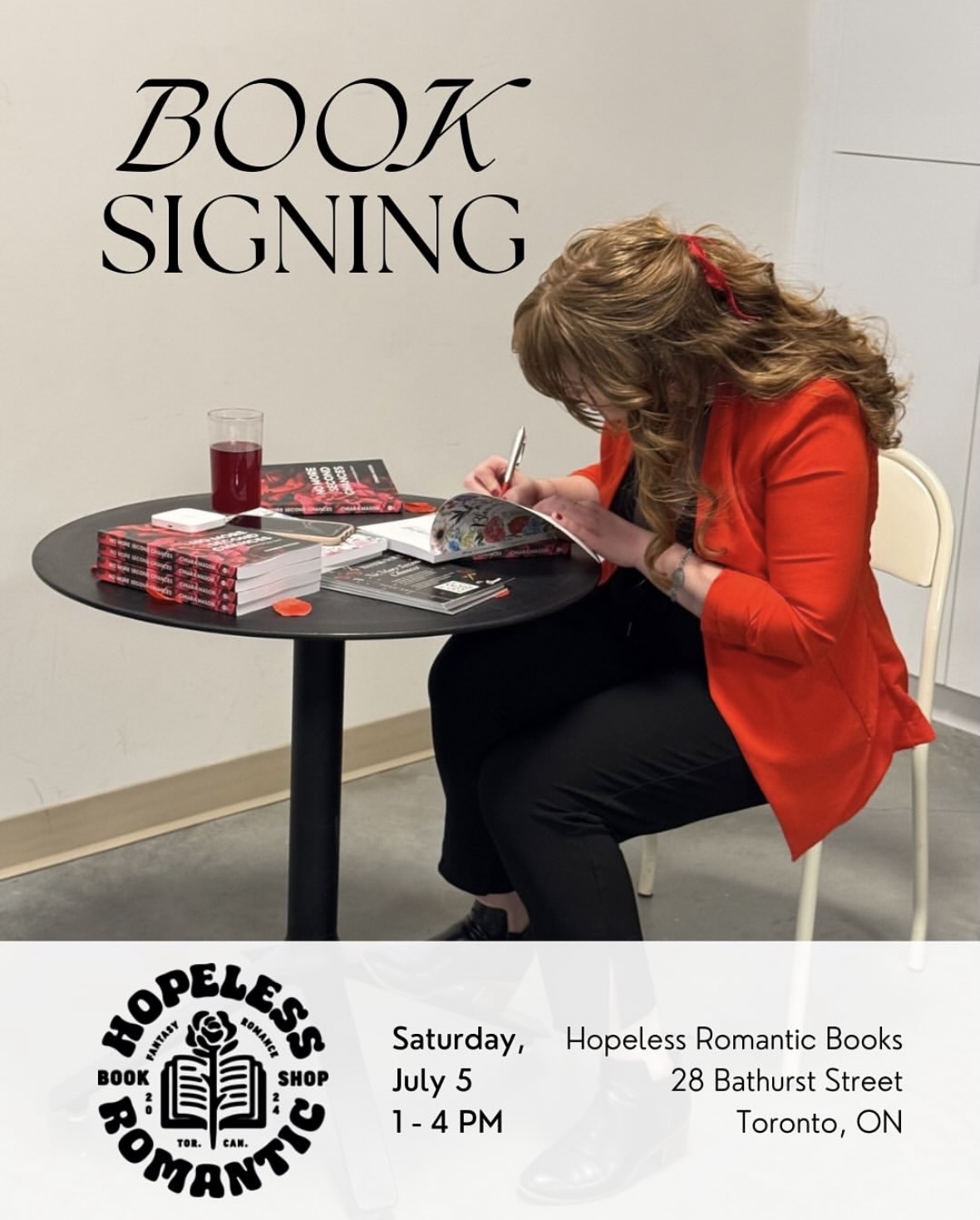 AUTHOR SIGNINGS WITH CHIARA MASON