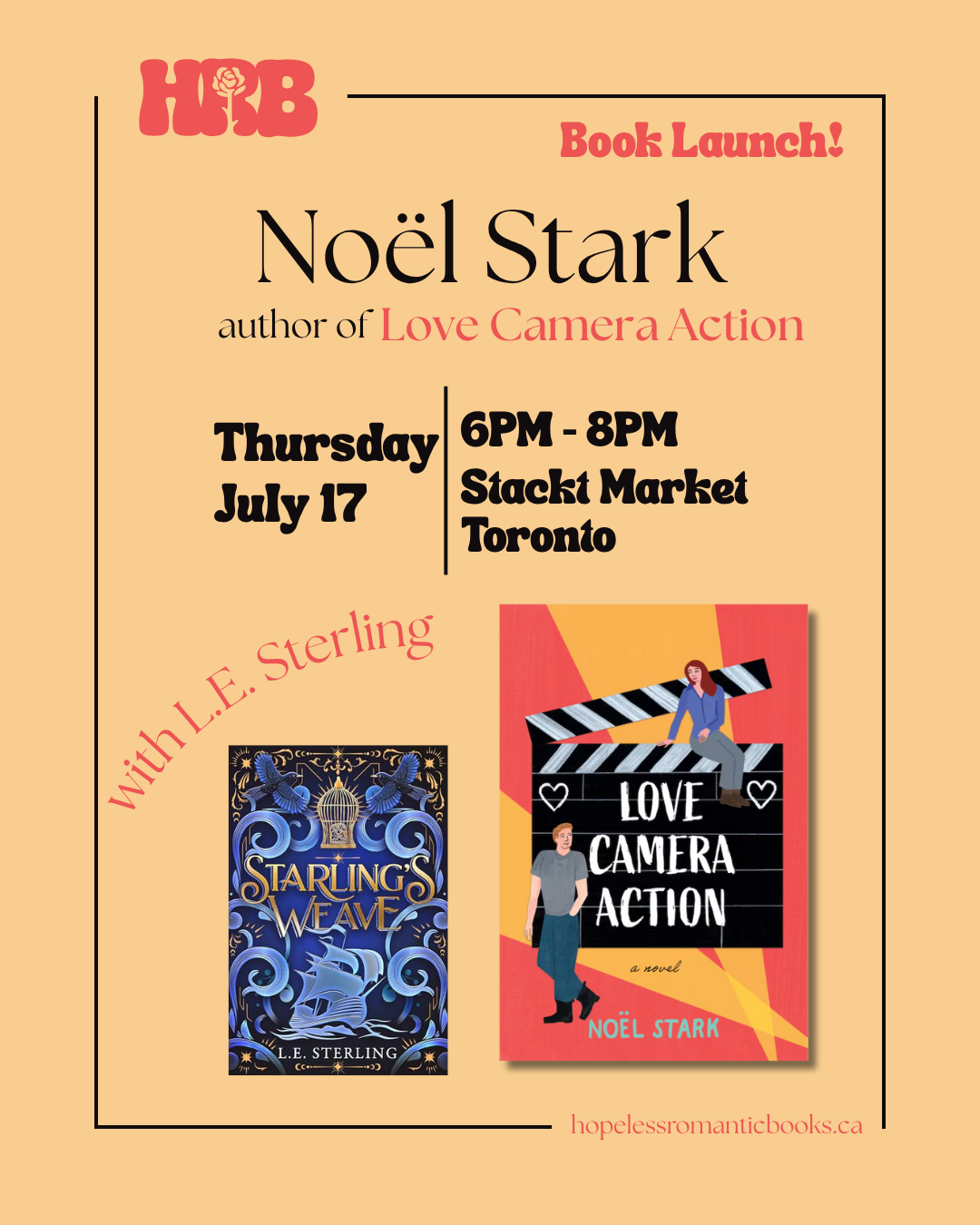 Book Launch Party with Noël Stark – Love Camera Action