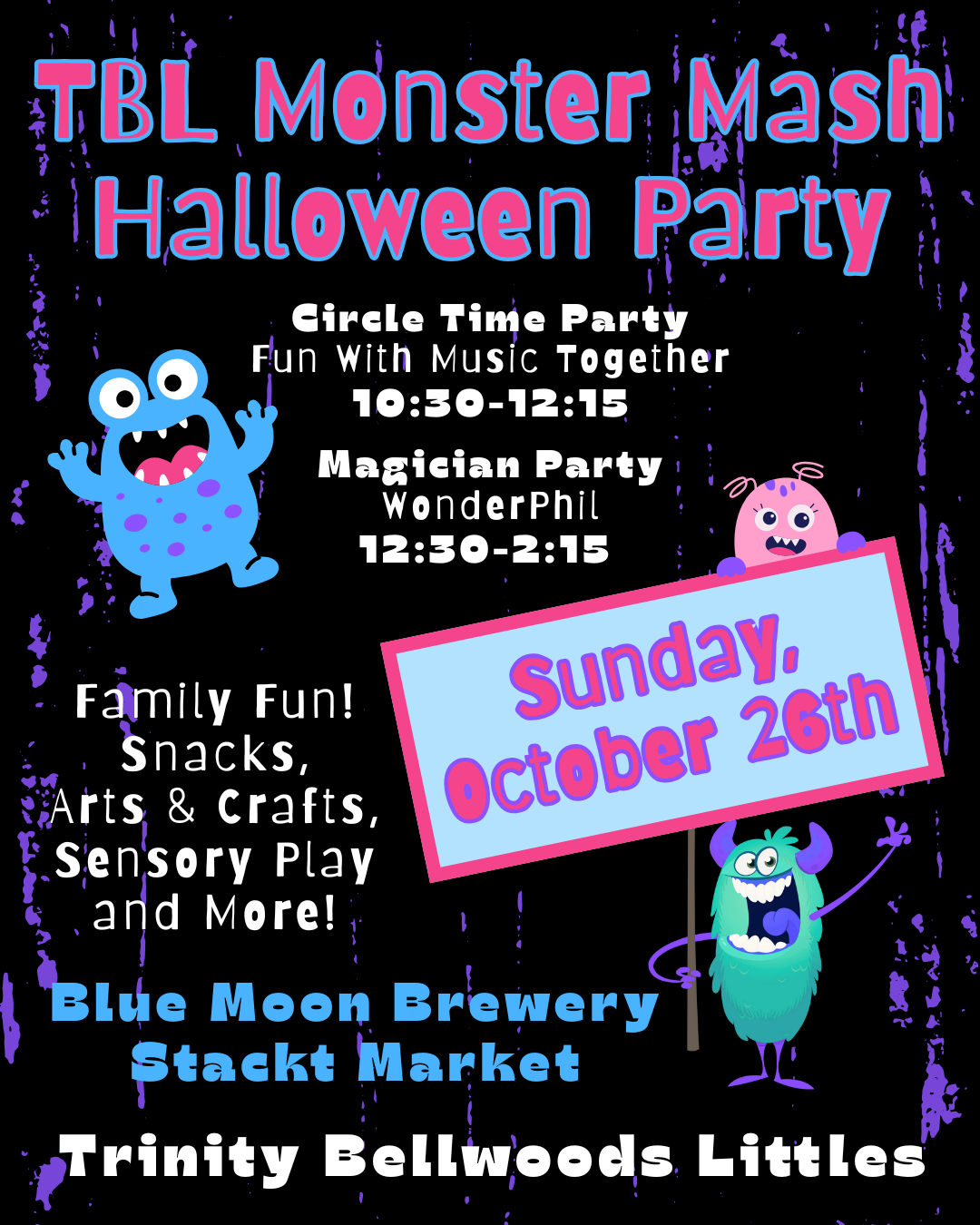 TB Littles Halloween Monster Mash