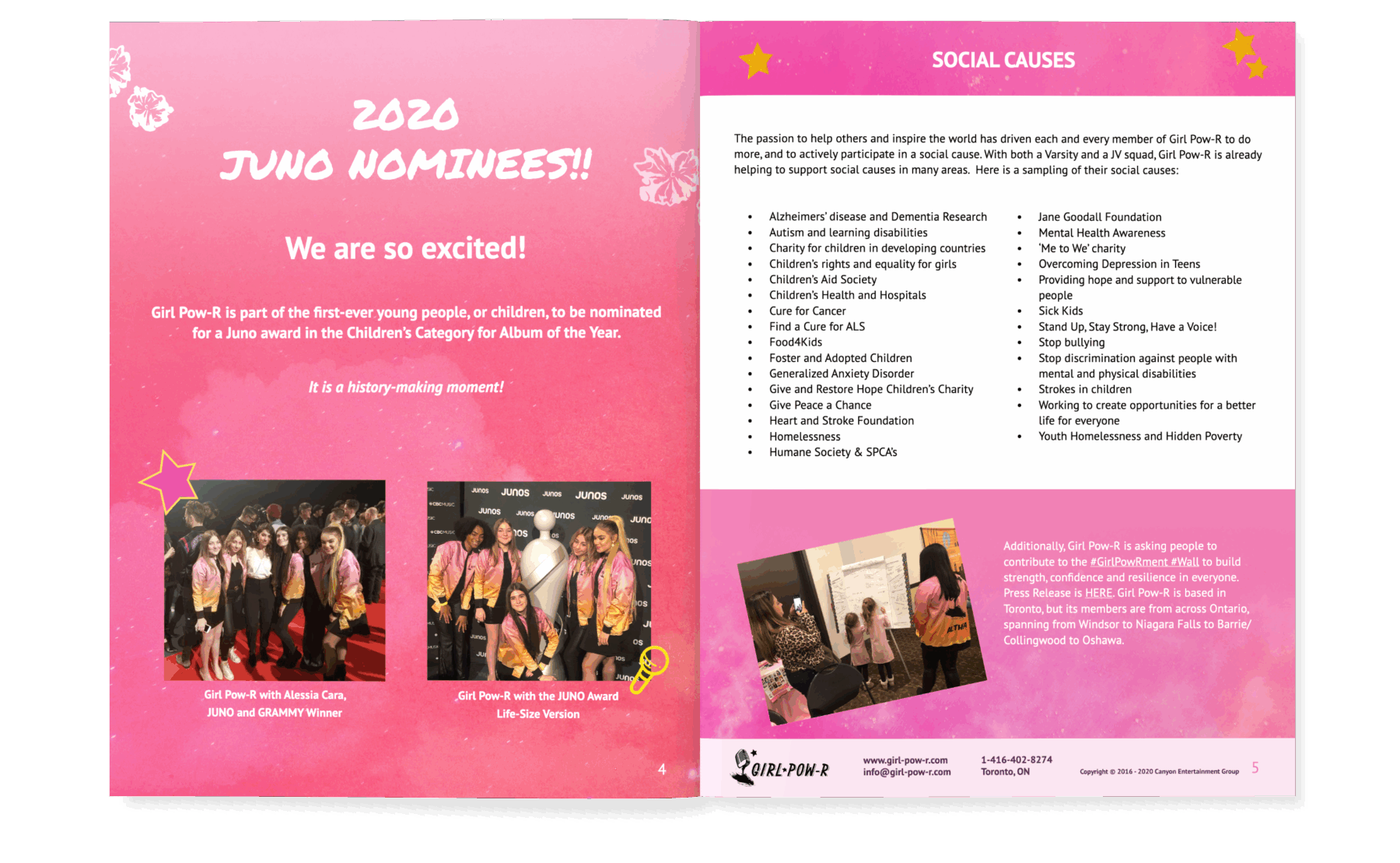 Toronto Santa Claus Parade presents Girl Pow-R