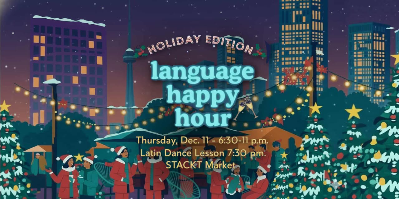Language Happy Hour: Holiday Edition!