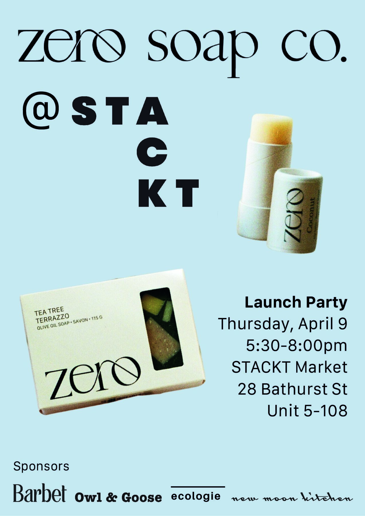 Zero Soap Co. Launch Party