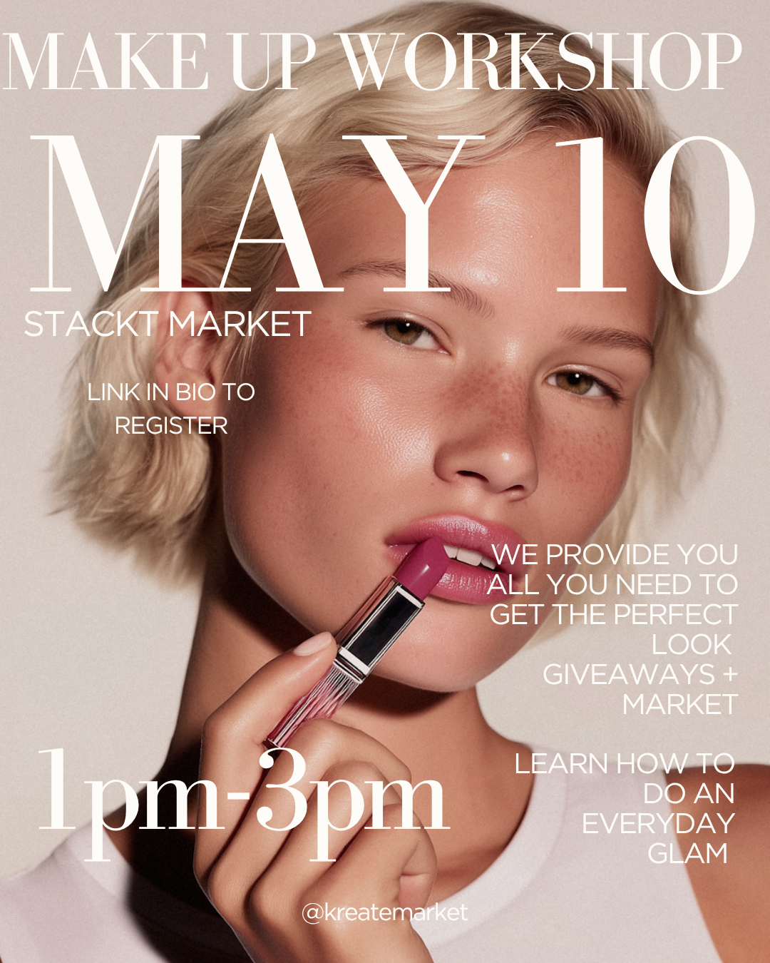 Make up Tutorial and Workshop – Everyday Glam Beauty Class