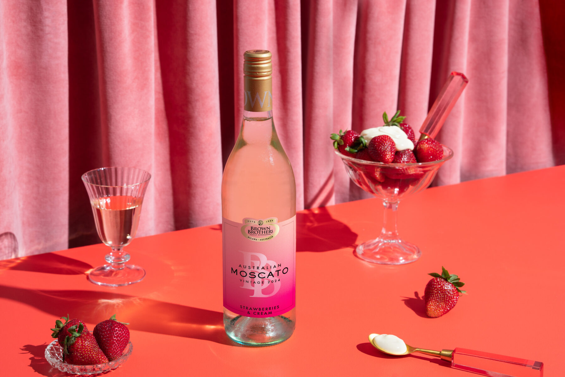 Brown Brothers Moscato Strawberries and Cream