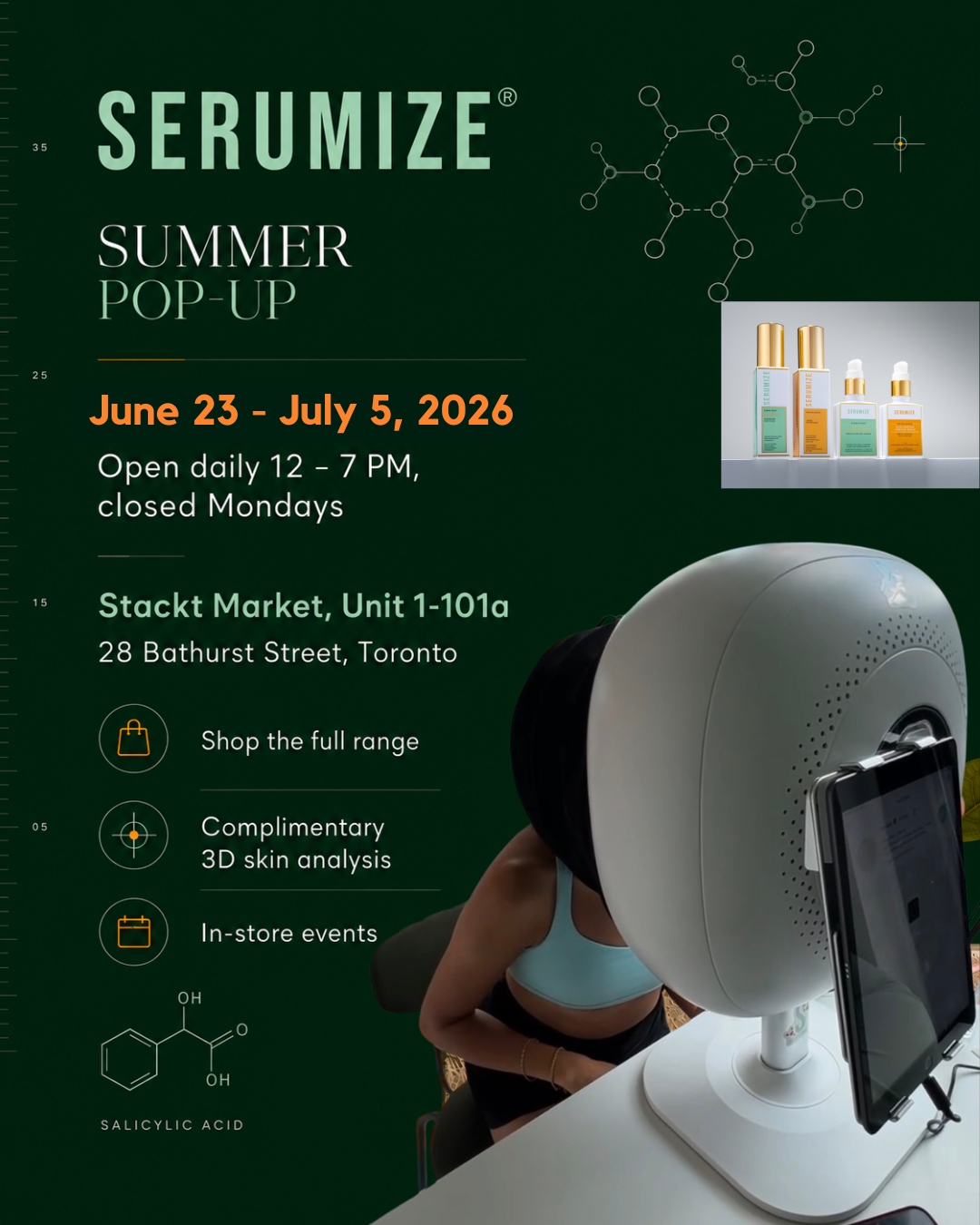 Skin & Sips – SERUMIZE Opening Event