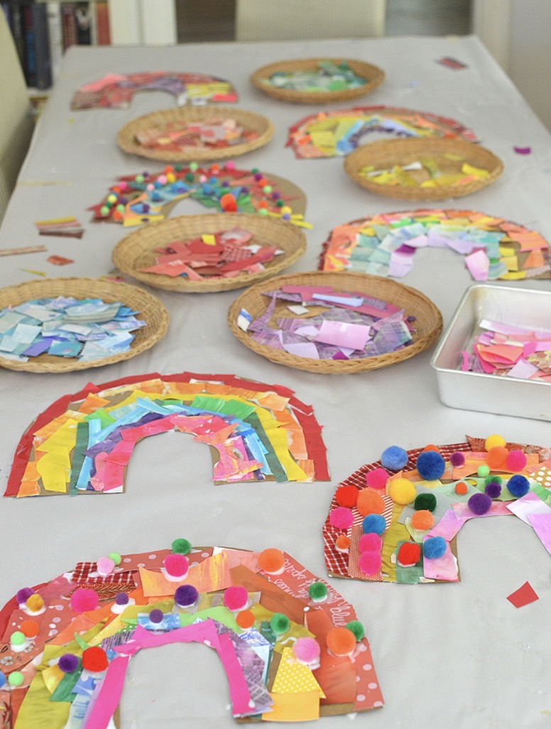Pride Celebration: Rainbow Mosaic Collage Art workshop