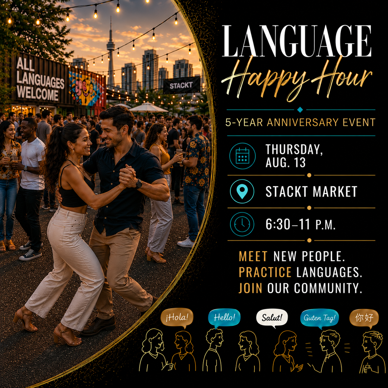 Language Happy Hour