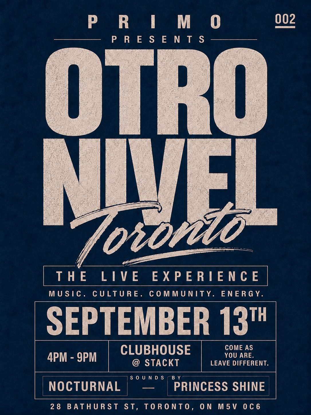 OTRO NIVEL 002: Toronto