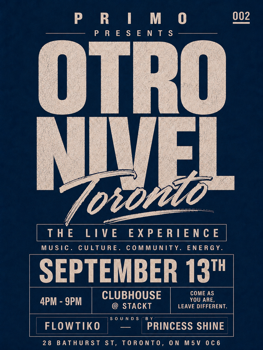 OTRO NIVEL 002: Toronto