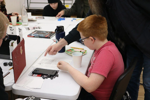 Youth Learn to Play Roleplaying Game Session
