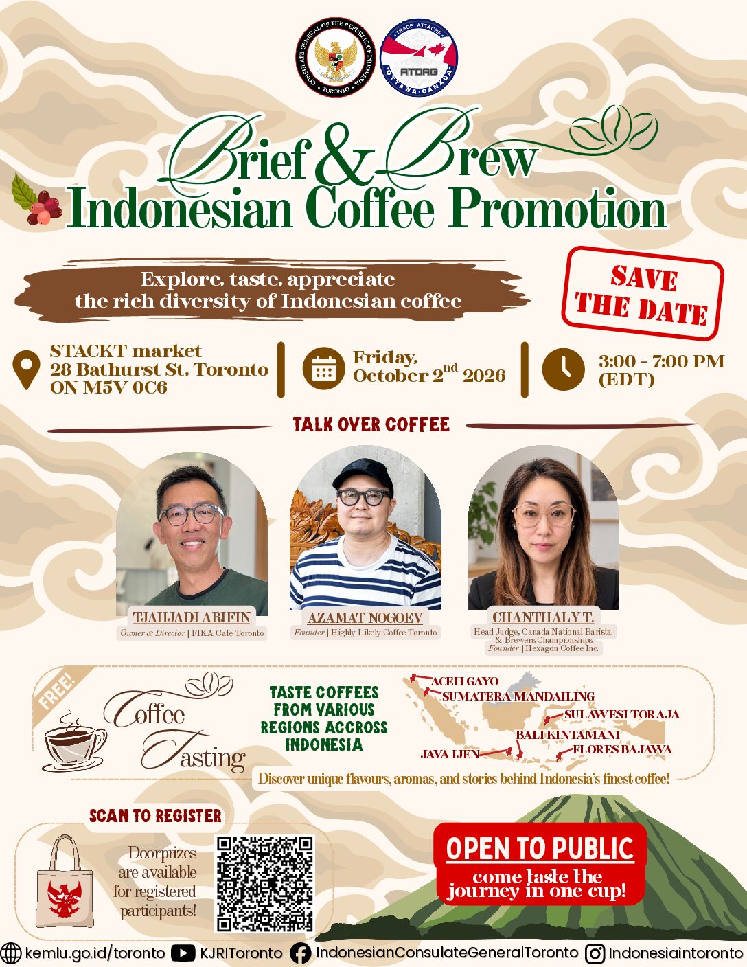 Brief & Brew: Indonesian Coffee Promotion