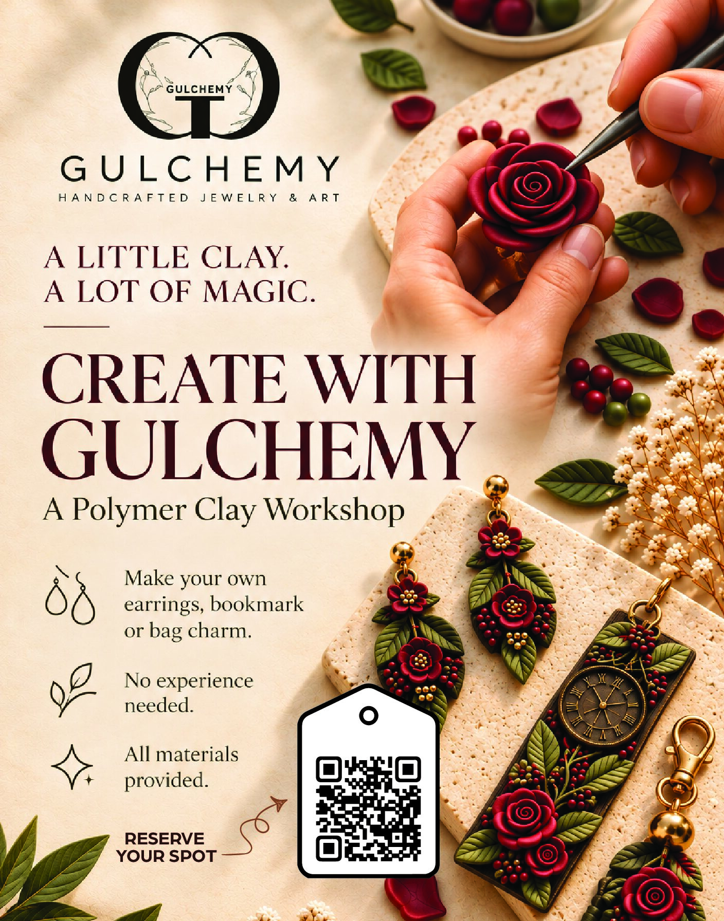 Create With Gulchemy: A Polymer Clay Workshop